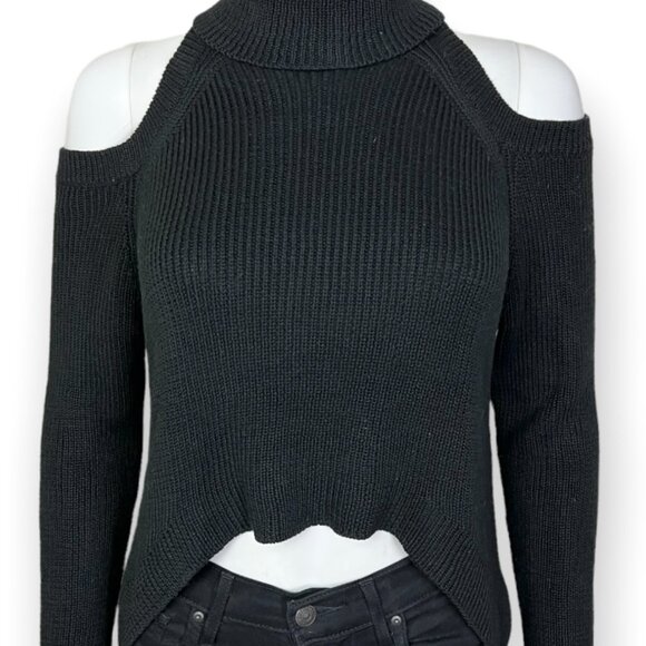 Seek The Label Turtleneck Sweater in Black - sz Small - Picture 2 of 8